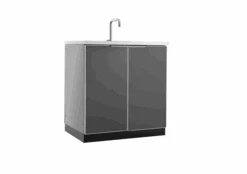 Modular Outdoor Kitchen Cabinets Aluminum Sink Cabinet Slate Gray Door 70202