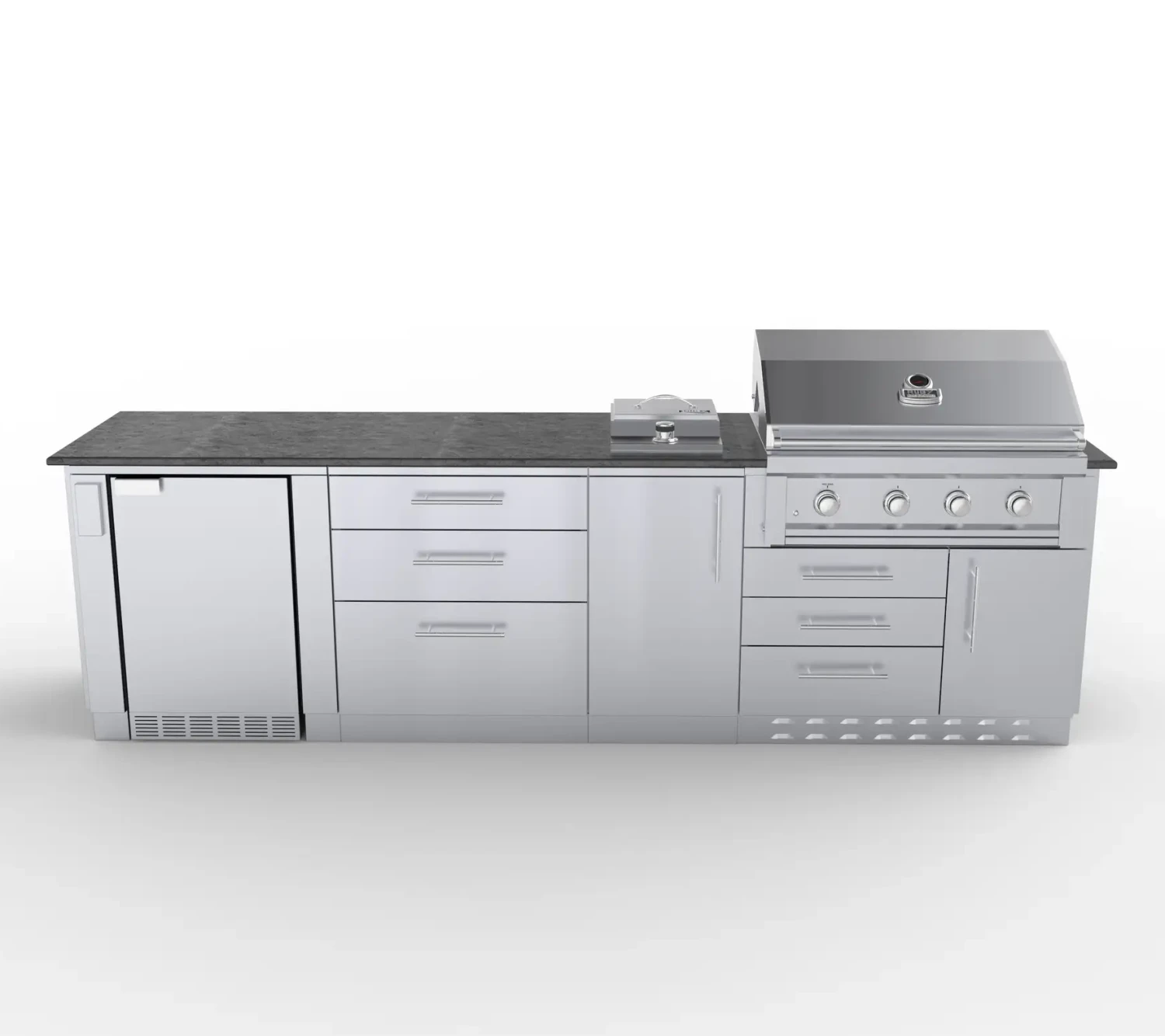 Sunstone Metal Products The Brazos 10 Foot Cabinet Island Package SCPBRAZOS 3 Sunstone Metal Products The Brazos 10 Foot Cabinet Island Package SCPBRAZOS