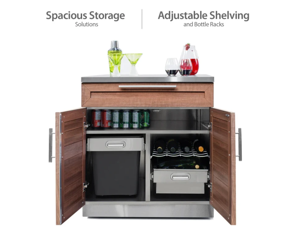 NewAge Outdoor Grill Station BBQ Island Grill Island - 3 Piece Outdoor Kitchen 66002 11 NewAge Outdoor Grill Station BBQ Island Grill Island - 3 Piece Outdoor Kitchen 66002 - Image 9