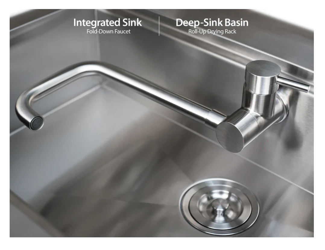 NewAge Outdoor Grill Station BBQ Island Grill Island 3 Piece Outdoor Kitchen With Sink 66023 12 NewAge Outdoor Grill Station BBQ Island Grill Island 3 Piece Outdoor Kitchen With Sink 66023 - Image 10