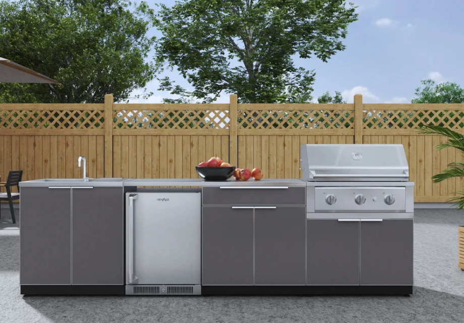 NewAge Outdoor Kitchen Appliance Stainless Steel Undercounter Refrigerator With Stainless Steel Door 93003 4 NewAge Outdoor Kitchen Appliance Stainless Steel Undercounter Refrigerator With Stainless Steel Door 93003 - Image 2