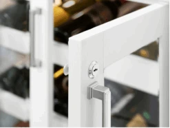 NewAge Wall Bar Cabinet Wine Cabinet Set With Glass Beverage Display Cabinet, Wall Wine Rack, Glass Short Wall Display Cabinet - 6 Piece Home Dry Bar Wine Storage Cabinet Set 62533 -Home And Outdoor Screen Shot 2024 11 11 at 11.41.56 1