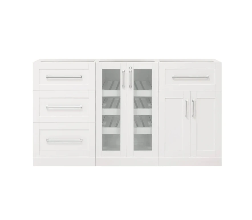 NewAge Home Entertainment Bar Cabinet Wine Storage Beverage Center With Glass Beverage Display Base Cabinet, Base Storage Cabinets - 3 Piece Wall Bar Cabinet Wine Cabinet Set 62524 3 NewAge Home Entertainment Bar Cabinet Wine Storage Beverage Center With Glass Beverage Display Base Cabinet, Base Storage Cabinets - 3 Piece Wall Bar Cabinet Wine Cabinet Set 62524