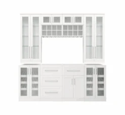 NewAge Wall Bar Cabinet Wine Cabinet Set With Glass Beverage Display Base Cabinet, Wall Wine Rack, Glass Tall Wall Display Cabinet - 8 Piece Home Dry Bar Wine Storage Cabinet Set 62521 19 NewAge Wall Bar Cabinet Wine Cabinet Set With Glass Beverage Display Base Cabinet, Wall Wine Rack, Glass Tall Wall Display Cabinet - 8 Piece Home Dry Bar Wine Storage Cabinet Set 62521 -Home And Outdoor Screen Shot 2024 11 11 at 12.20.17