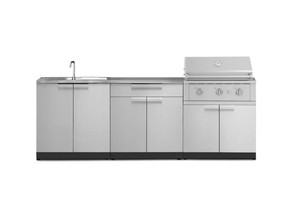 NewAge Outdoor BBQ Island Outdoor Grill Kitchen 3 Piece Modular Outdoor Kitchen Cabinets 66710 7 NewAge Outdoor BBQ Island Outdoor Grill Kitchen 3 Piece Modular Outdoor Kitchen Cabinets 66710 - Image 5