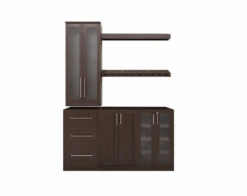 NewAge Wall Bar Cabinet Wine Cabinet Set With Wine Storage Cabinet, Floating Shelf, Stemware Shelf, Wine Wall Cabinet - 6 Piece Wine Bar Home Dry Bar Set 62520 -Home And Outdoor Screen Shot 2024 11 16 at 16.59.53