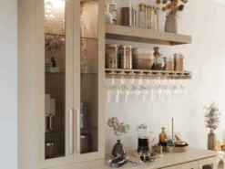 NewAge Wall Bar Cabinet Wine Cabinet Set With Wine Storage Cabinet, Floating Shelf, Stemware Shelf, Wine Wall Cabinet - 6 Piece Wine Bar Home Dry Bar Set 62520 -Home And Outdoor Screen Shot 2024 11 27 at 08.45.32