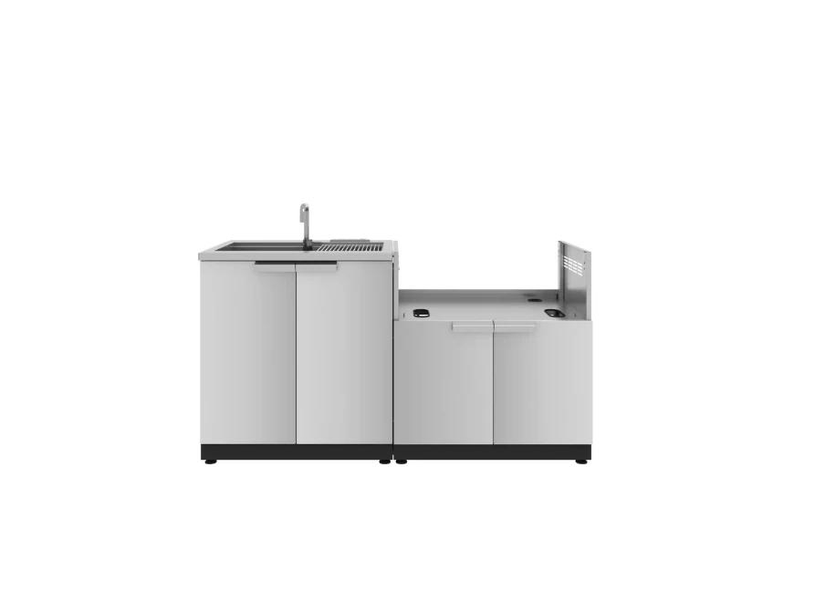 NewAge Modular Outdoor Kitchen Island 2 Piece Outdoor BBQ Island Backyard Kitchen 67610 3 NewAge Modular Outdoor Kitchen Island 2 Piece Outdoor BBQ Island Backyard Kitchen 67610