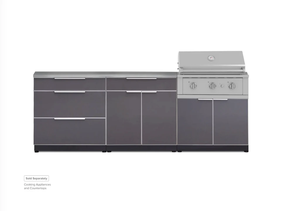 NewAge Outdoor Grill Station BBQ Island Grill Island 3 Piece Outdoor Kitchen 65286 6 NewAge Outdoor Grill Station BBQ Island Grill Island 3 Piece Outdoor Kitchen 65286 - Image 4