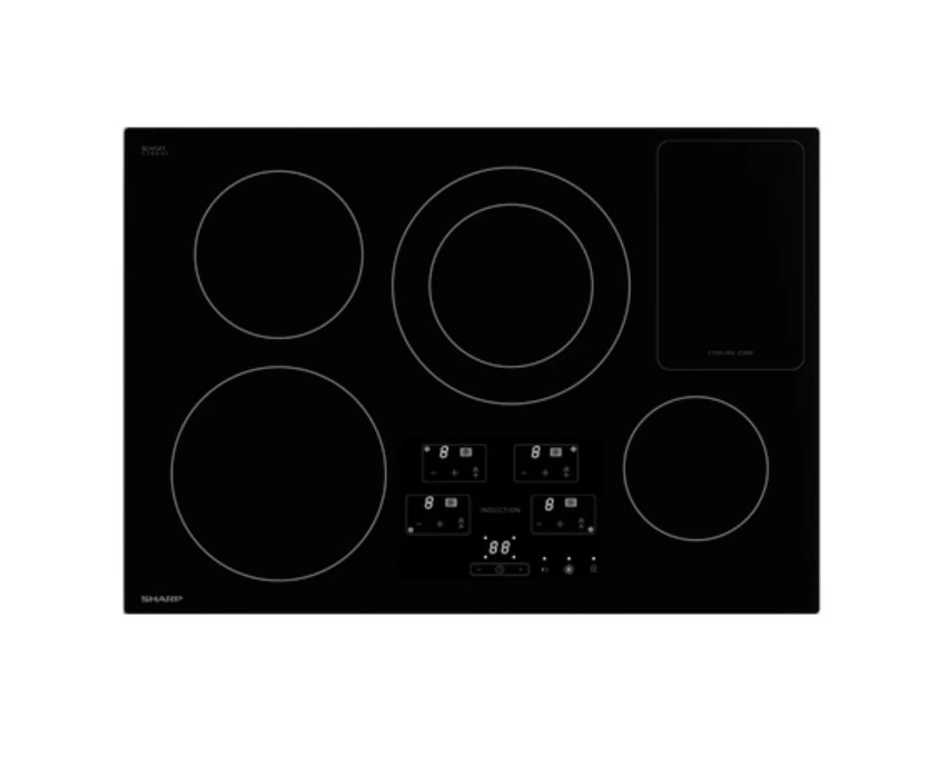 Sharp USA 30 In. Width Cooktop, European Black Mirror Finish Made With Premium SCHOTT Glass SDH3042DB 3 Sharp USA 30 In. Width Cooktop, European Black Mirror Finish Made With Premium SCHOTT Glass SDH3042DB