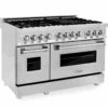 ZLINE Bundle 48" Kitchen Package With Stainless Steel Dual Fuel Range, Convertible Vent Range Hood And Microwave Drawer (3KP-RARH48-MW) -Home And Outdoor Screenshot2022 01 03145200