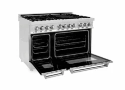 ZLINE Bundle 48" Kitchen Package With Stainless Steel Dual Fuel Range, Convertible Vent Range Hood And Microwave Drawer (3KP-RARH48-MW) -Home And Outdoor Screenshot2022 01 03145213