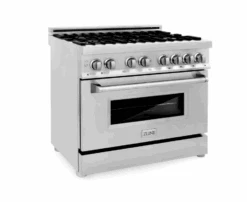 ZLINE Bundle 36" Kitchen Package With Stainless Steel Dual Fuel Range, Convertible Vent Range Hood And Tall Tub Dishwasher (3KP-RARH36-DWV) -Home And Outdoor Screenshot2022 01 04130833