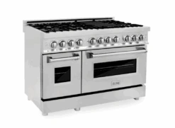 ZLINE Bundle 48" Kitchen Package With Stainless Steel Dual Fuel Range, Convertible Vent Range Hood And Tall Tub Dishwasher (3KP-RARH48-DWV) -Home And Outdoor Screenshot2022 01 05131234