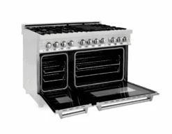 ZLINE Bundle 48" Kitchen Package With Stainless Steel Dual Fuel Range, Convertible Vent Range Hood And Tall Tub Dishwasher (3KP-RARH48-DWV) -Home And Outdoor Screenshot2022 01 05131249