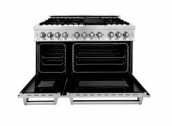 ZLINE Bundle 48" Kitchen Package With Stainless Steel Dual Fuel Range, Convertible Vent Range Hood And Tall Tub Dishwasher (3KP-RARH48-DWV) -Home And Outdoor Screenshot2022 01 05131330