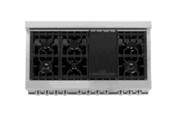 ZLINE Bundle 48" Kitchen Package With Stainless Steel Dual Fuel Range, Convertible Vent Range Hood And Tall Tub Dishwasher (3KP-RARH48-DWV) -Home And Outdoor Screenshot2022 01 05131342