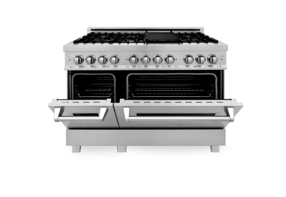 ZLINE Bundle 48" Kitchen Package With DuraSnow® Stainless Dual Fuel Range, Ducted Vent Range Hood And Dishwasher (3KP-RASRH48-DW) 8 ZLINE Bundle 48" Kitchen Package With DuraSnow® Stainless Dual Fuel Range, Ducted Vent Range Hood And Dishwasher (3KP-RASRH48-DW) - Image 6