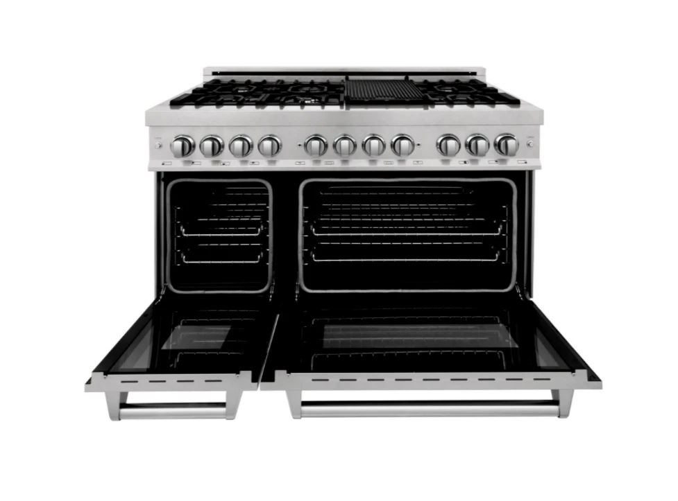 ZLINE Bundle 48" Kitchen Package With DuraSnow® Stainless Dual Fuel Range, Ducted Vent Range Hood And Dishwasher (3KP-RASRH48-DW) 9 ZLINE Bundle 48" Kitchen Package With DuraSnow® Stainless Dual Fuel Range, Ducted Vent Range Hood And Dishwasher (3KP-RASRH48-DW) - Image 7