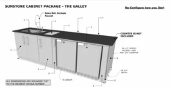 Sunstone Metal Products Galley 9 Foot Clean & Prep Cabinet Island Package SCPGALLEY 13 Sunstone Metal Products Galley 9 Foot Clean & Prep Cabinet Island Package SCPGALLEY -Home And Outdoor Screenshot2022 01 20165644