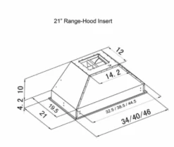 ZLINE Ducted Wall Mount Range Hood Insert In Outdoor Approved Stainless Steel (721-304) -Home And Outdoor Screenshot2022 02 04101827