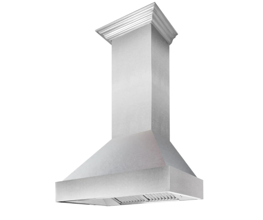 ZLINE DuraSnow® Stainless Steel Range Hood With DuraSnow® Shell (8654SN) 4 ZLINE DuraSnow® Stainless Steel Range Hood With DuraSnow® Shell (8654SN) - Image 2