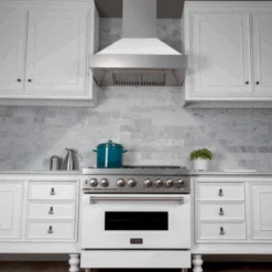 ZLINE DuraSnow® Stainless Steel Range Hood With White Matte Shell (8654WM) -Home And Outdoor Screenshot2022 02 06074332