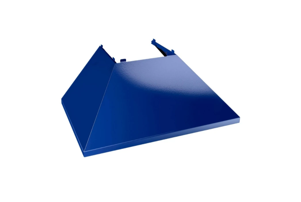 ZLINE Ducted DuraSnow® Stainless Steel Range Hood With Blue Gloss Shell (8654BG) 6 ZLINE Ducted DuraSnow® Stainless Steel Range Hood With Blue Gloss Shell (8654BG) - Image 4