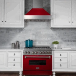 ZLINE Ducted DuraSnow® Stainless Steel Range Hood With Red Gloss Shell (8654RG) 20 ZLINE Ducted DuraSnow® Stainless Steel Range Hood With Red Gloss Shell (8654RG) -Home And Outdoor Screenshot2022 02 06090717