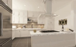 ZLINE Island Mount Range Hood In DuraSnow® Stainless Steel & Glass (8GL14iS)