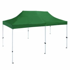 ALEKO Gazebo 420D Ox Ford Canopy Party Tent - 10x 20 Ft - Green Color