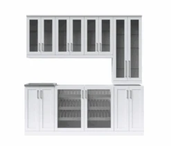 NewAge Wet Bar Cabinets Home Bar With Sink, Glass Door Beverage Display Base Cabinet, Tall Glass Door Wall Display Cabinets - 8 Piece Wall Bar Cabinet Wetbar With Sink 62689 22 NewAge Wet Bar Cabinets Home Bar With Sink, Glass Door Beverage Display Base Cabinet, Tall Glass Door Wall Display Cabinets - 8 Piece Wall Bar Cabinet Wetbar With Sink 62689 -Home And Outdoor Screenshot2022 11 18130933