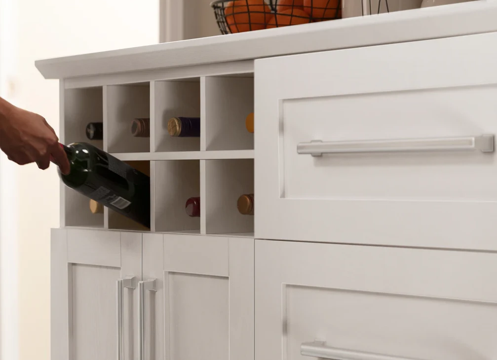 NewAge Wet Bar Cabinets Home Bar With Sink, Glass Door Beverage Display Base Cabinet, Tall Glass Door Wall Display Cabinets - 8 Piece Wall Bar Cabinet Wetbar With Sink 62689 17 NewAge Wet Bar Cabinets Home Bar With Sink, Glass Door Beverage Display Base Cabinet, Tall Glass Door Wall Display Cabinets - 8 Piece Wall Bar Cabinet Wetbar With Sink 62689 - Image 15