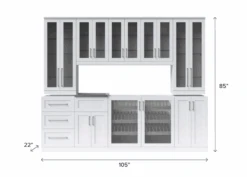 NewAge Wet Bar Cabinets Home Bar With Sink, Glass Door Beverage Display Base Cabinet, Tall Glass Door Wall Display Cabinets - 10 Piece Home Bar Cabinets Wetbar With Sink 62717 22 NewAge Wet Bar Cabinets Home Bar With Sink, Glass Door Beverage Display Base Cabinet, Tall Glass Door Wall Display Cabinets - 10 Piece Home Bar Cabinets Wetbar With Sink 62717 -Home And Outdoor Screenshot2022 11 21150132