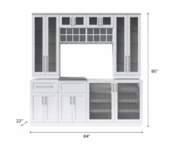 NewAge Wet Bar Cabinets Home Bar With Sink, Glass Door Beverage Display Base Cabinet, Tall Glass Door Wall Display Cabinets, Wall Wine Rack - 8 Piece Liquor Cabinet Wetbar With Sink 62703 21 NewAge Wet Bar Cabinets Home Bar With Sink, Glass Door Beverage Display Base Cabinet, Tall Glass Door Wall Display Cabinets, Wall Wine Rack - 8 Piece Liquor Cabinet Wetbar With Sink 62703 -Home And Outdoor Screenshot2022 11 22141459