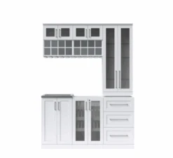 NewAge Wet Bar Cabinets Home Bar With Sink, Glass Door Beverage Display Base Cabinet, Tall Glass Door Wall Display Cabinet, Wall Wine Racks - 7 Piece Liquor Cabinet Wetbar With Sink 62647 20 NewAge Wet Bar Cabinets Home Bar With Sink, Glass Door Beverage Display Base Cabinet, Tall Glass Door Wall Display Cabinet, Wall Wine Racks - 7 Piece Liquor Cabinet Wetbar With Sink 62647 -Home And Outdoor Screenshot2022 11 22155735