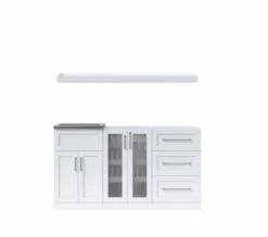 NewAge Wet Bar Cabinets With Sink Station, Glass Door Beverage Display Base Cabinet, Floating Display Shelf - 5 Piece Wall Bar Cabinet Wine Cabinet Wine Storage Cabinet Set 62619 24 NewAge Wet Bar Cabinets With Sink Station, Glass Door Beverage Display Base Cabinet, Floating Display Shelf - 5 Piece Wall Bar Cabinet Wine Cabinet Wine Storage Cabinet Set 62619 -Home And Outdoor Screenshot2022 11 23100641