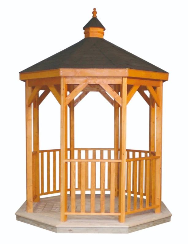 Amish Country Wood Gazebo-in-a-box With Floor 3 Amish Country Wood Gazebo-in-a-box With Floor