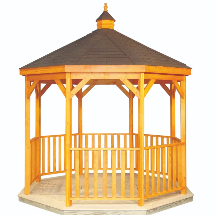 Amish Country Wood Gazebo-in-a-box With Floor 4 Amish Country Wood Gazebo-in-a-box With Floor - Image 2