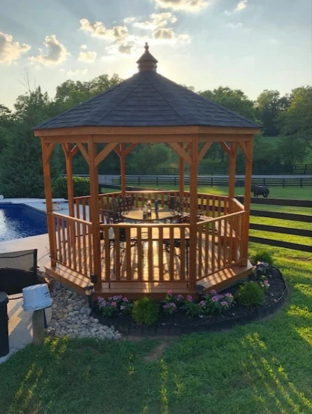 Amish Country Wood Gazebo-in-a-box With Floor 15 Amish Country Wood Gazebo-in-a-box With Floor - Image 13