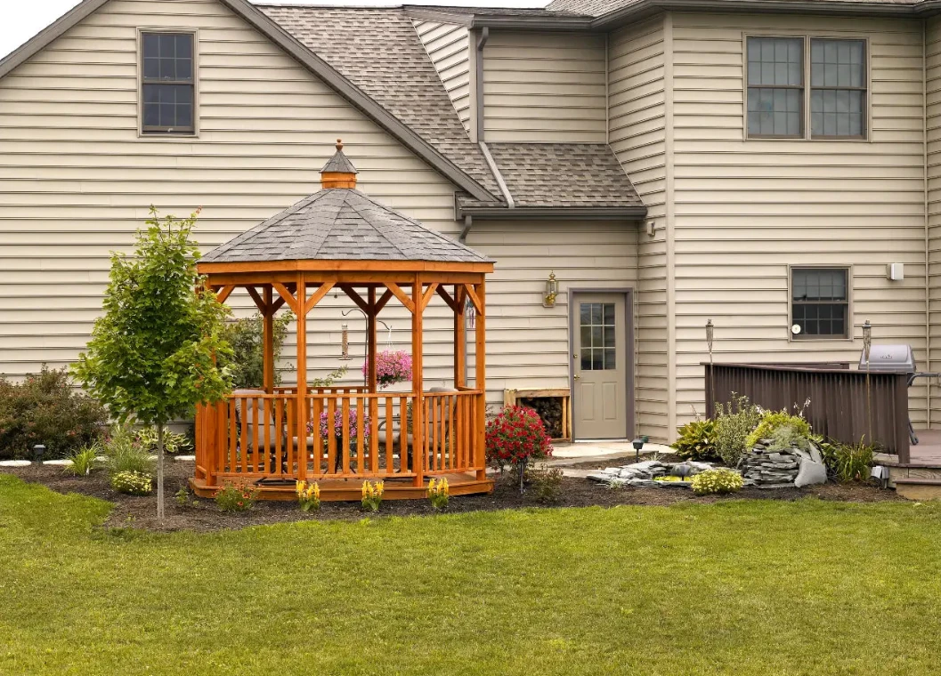 Amish Country Wood Gazebo-in-a-box With Floor 5 Amish Country Wood Gazebo-in-a-box With Floor - Image 3