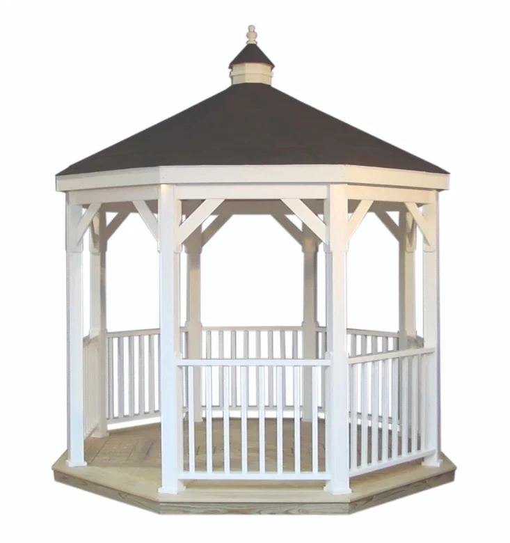 Amish Country Gazebos Vinyl Gazebo-In-A-Box With Floor 4 Amish Country Gazebos Vinyl Gazebo-In-A-Box With Floor - Image 3