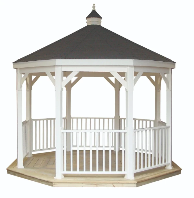 Amish Country Gazebos Vinyl Gazebo-In-A-Box With Floor 3 Amish Country Gazebos Vinyl Gazebo-In-A-Box With Floor - Image 2