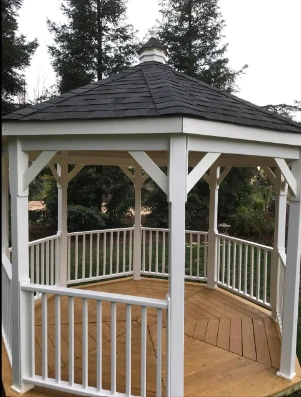 Amish Country Gazebos Vinyl Gazebo-In-A-Box With Floor 13 Amish Country Gazebos Vinyl Gazebo-In-A-Box With Floor - Image 12