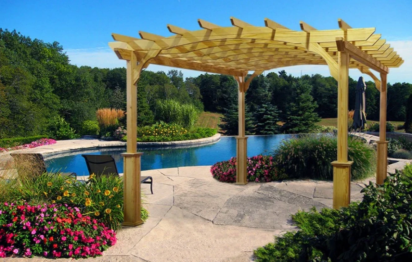 Amish Country Gazebo Pergola-In-A-Box 10 X 12 Sku: KIAB-PIB-10x12 4 Amish Country Gazebo Pergola-In-A-Box 10 X 12 Sku: KIAB-PIB-10x12 - Image 2