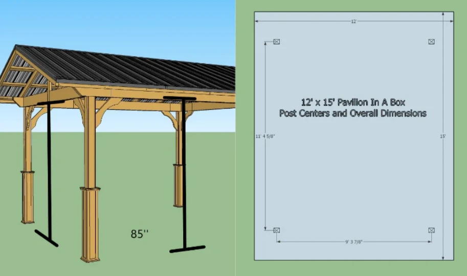 Amish Country Gazebo Pavilion-in-a-Box 12 X 15 15 Amish Country Gazebo Pavilion-in-a-Box 12 X 15 - Image 13