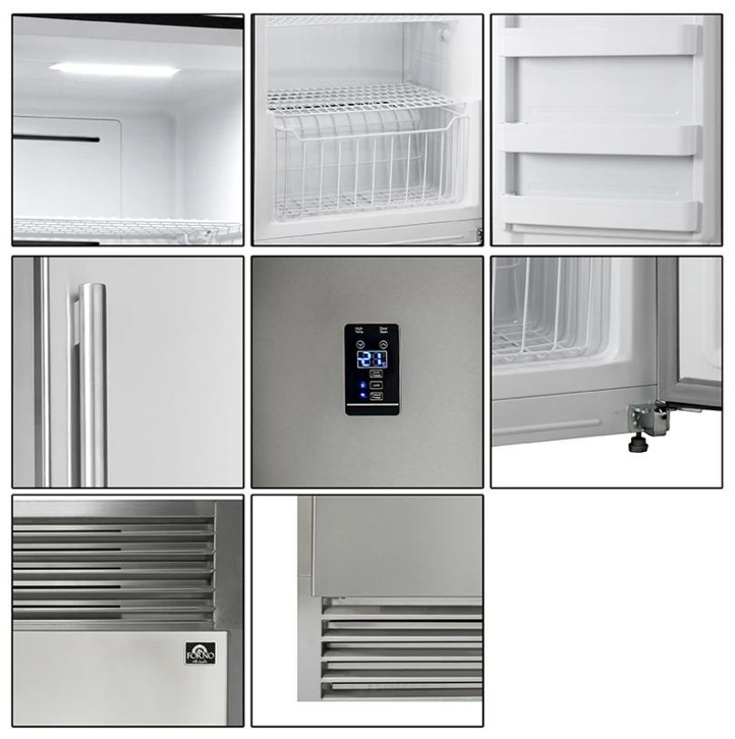Forno 28″ Dual Combination Refrigerator / Freezer With Grill Trim Kit • FFFFD1933-32LS 7 Forno 28″ Dual Combination Refrigerator / Freezer With Grill Trim Kit • FFFFD1933-32LS - Image 5