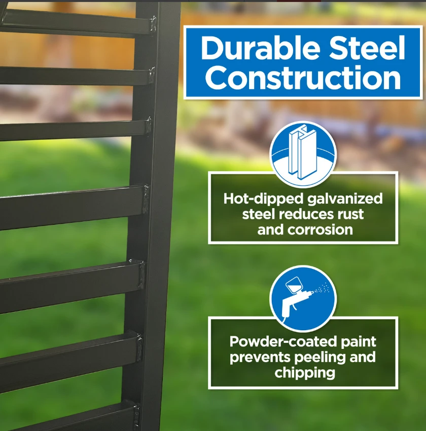 Aleko Steel Dual Swing Driveway Gate - Florence Style - 16 X 6 Feet DG16FLORD-AP 6 Aleko Steel Dual Swing Driveway Gate - Florence Style - 16 X 6 Feet DG16FLORD-AP - Image 4