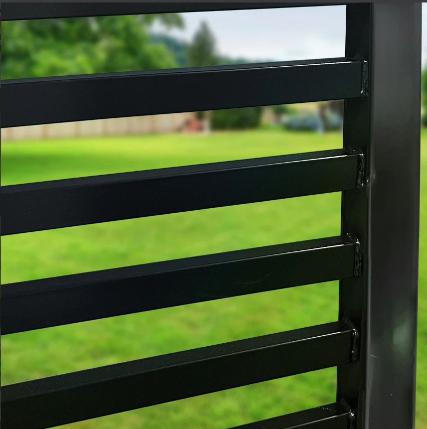 Aleko Steel Dual Swing Driveway Gate - Florence Style - 12 X 6 Feet DG12FLORD-AP 9 Aleko Steel Dual Swing Driveway Gate - Florence Style - 12 X 6 Feet DG12FLORD-AP - Image 7