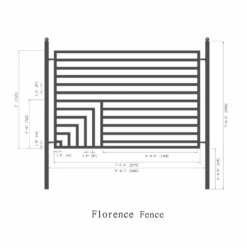 Aleko Steel Fence – Florence Style – 8x5 Ft. FENCEFLOR-AP -Home And Outdoor Screenshot2023 11 28174509
